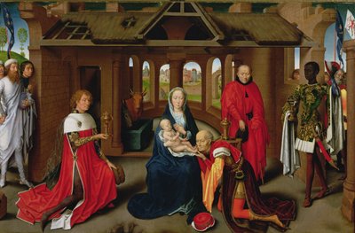 Adoration of the Magi, Central Panel of the Triptych of the Adoration of the Magi, c.1470-72 by Hans Memling